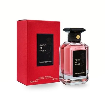 eau de parfum Fragrance World Pose As Rose - 100ML EDP
