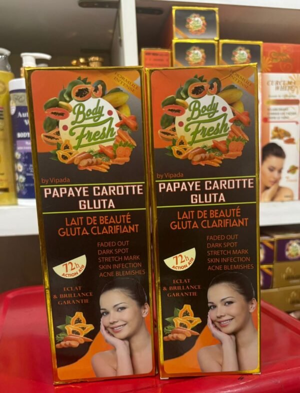 body fresh papaye carote gluta 72h