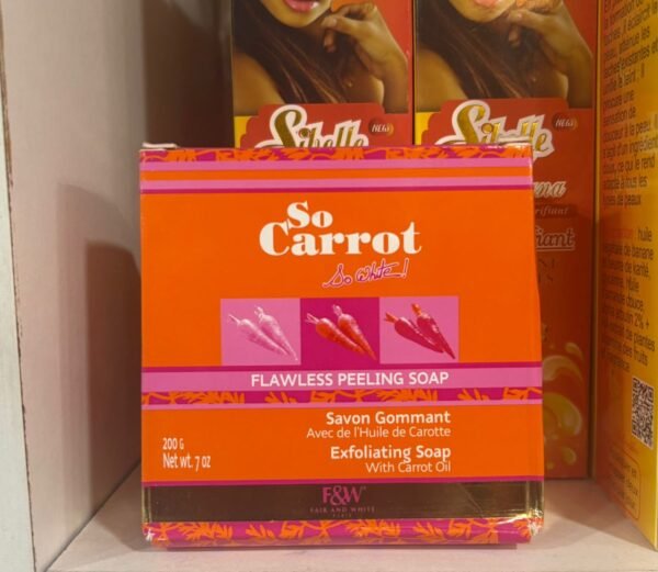 so carrot savon gommant