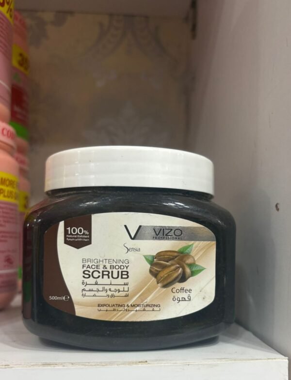 vizo brightening face & body scrub